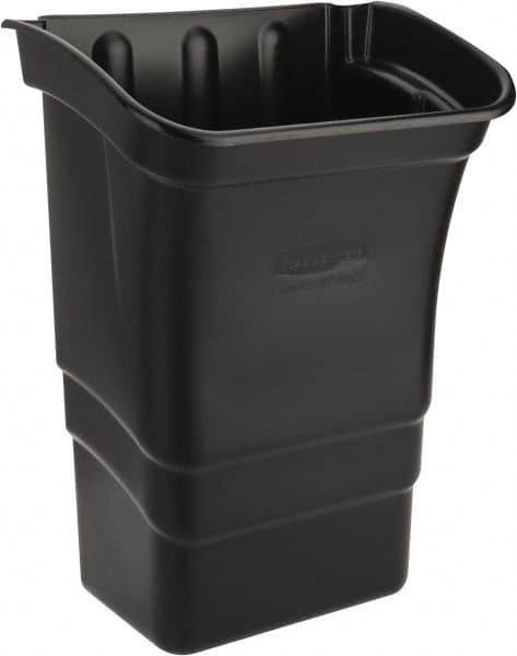 Trash Can: 8 gal, Rectangle, Black MPN:FG335388BLA