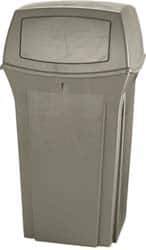 Trash Can: 35 gal, Square, Beige MPN:FG843088BEIG