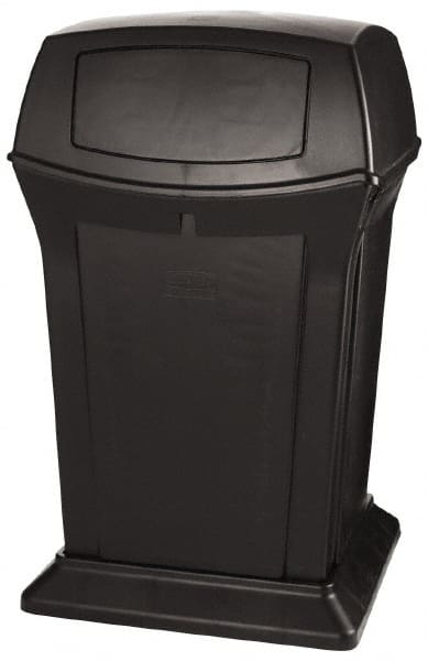 Trash Can: 45 gal, Square, Black MPN:FG917188BLA