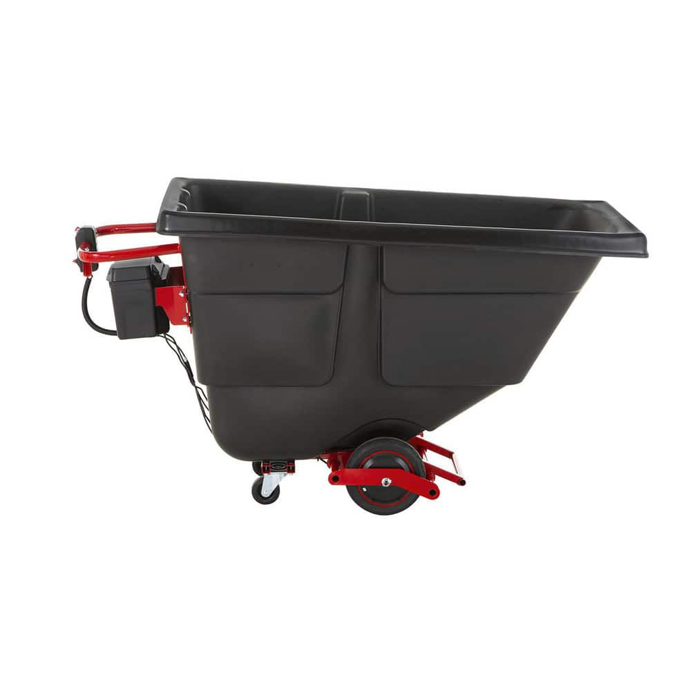 Resin Basket Truck: 1 cu yd, 1,000 lb Capacity, 42-1/2