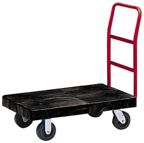 Platform Truck: 1,000 lb Capacity, Structural Foam Deck, 24