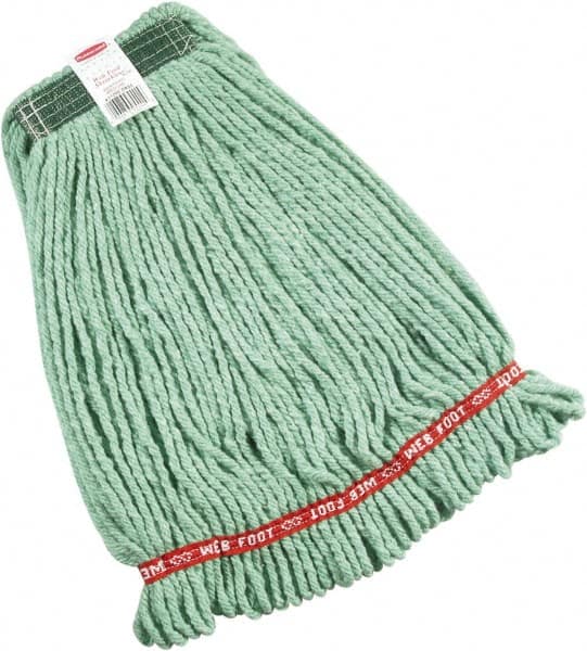 Wet Mop Loop: Side Loading, Medium, Green Mop, Blended Fiber MPN:FGA21206GR00