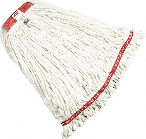 Wet Mop Loop: Side Loading, Large, White Mop, Blended Fiber MPN:FGA21306WH00