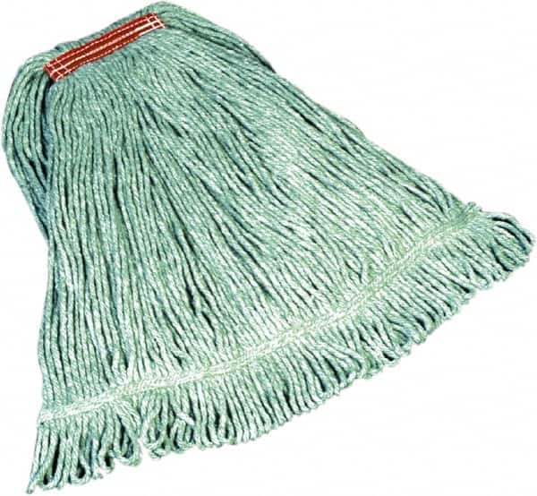 Wet Mop Loop: Clamp Jaw, Large, Green Mop, Blended Fiber MPN:FGD21306GR00