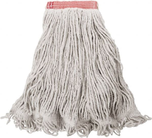 Wet Mop Loop: Clamp Jaw, Large, White Mop, Blended Fiber MPN:FGD21306WH00