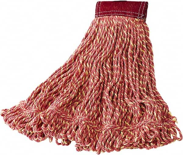 Wet Mop Loop: Side Loading, Large, Red Mop, Blended Fiber MPN:FGD25306RD00