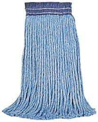 Wet Mop Cut: Screw On & Side Loading, Large, White Mop, Blended Fiber MPN:FGF51800WH00