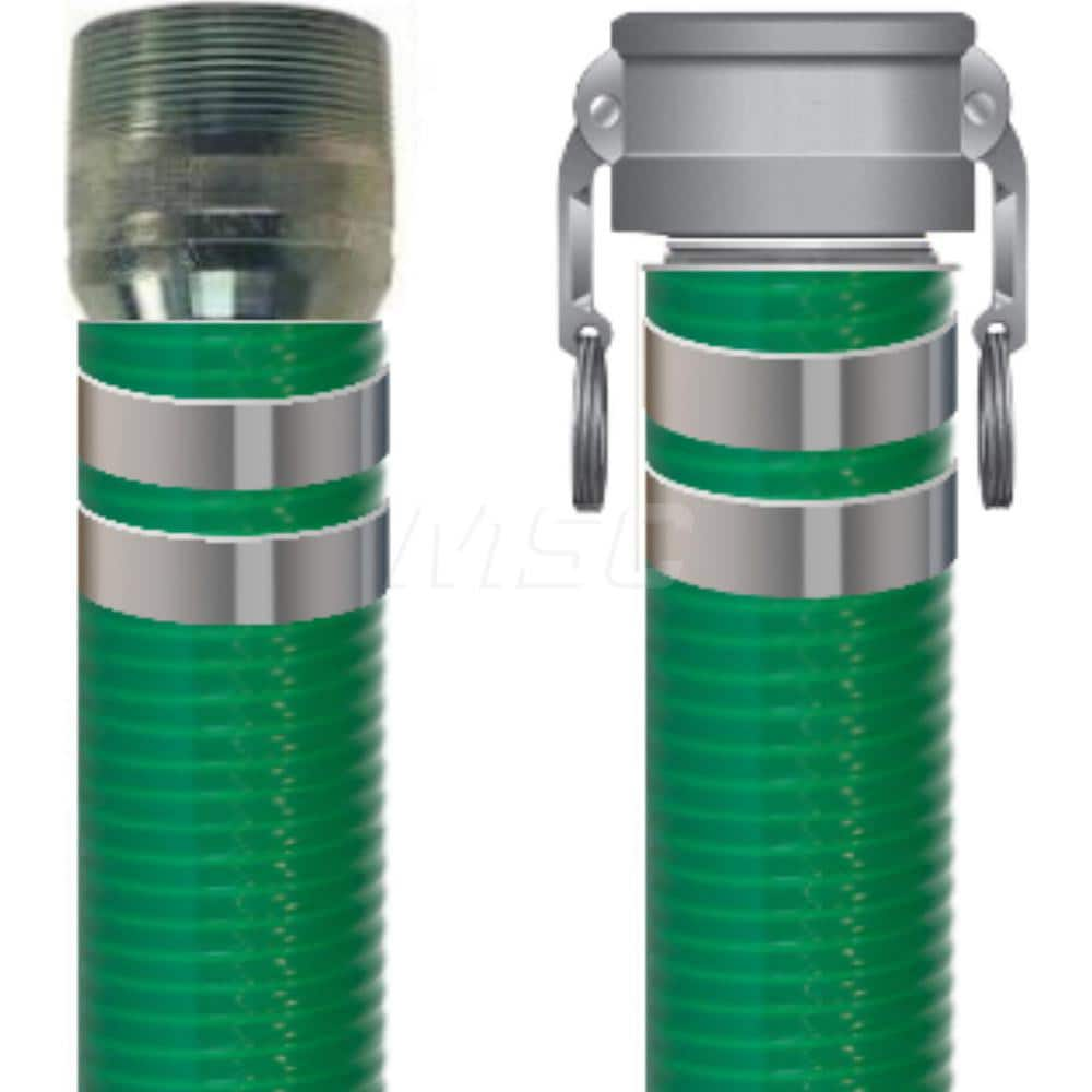 Liquid Suction & Discharge Hose, Inside Diameter (Inch): 2 , Outside Diameter (Decimal Inch): 2.3900 , Material: PVC , Working Pressure (psi): 70.000  MPN:GPVC-2X50-CMAL