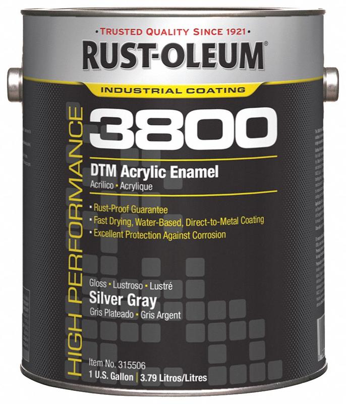 J6597 Acrylic Enamel Coating Silver Gray 1gal MPN:315506