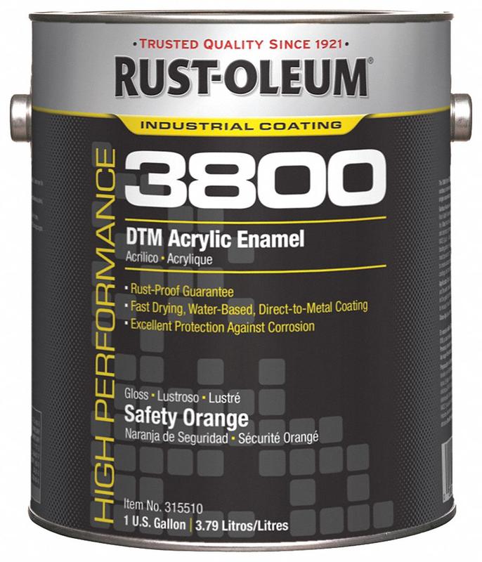 J6597 Acrylic Enamel Coating SafetyOrange 1gal MPN:315510