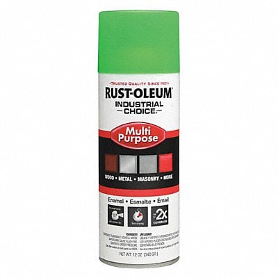 Industrial Spray Paint Fluor. Green 12oz MPN:1632830