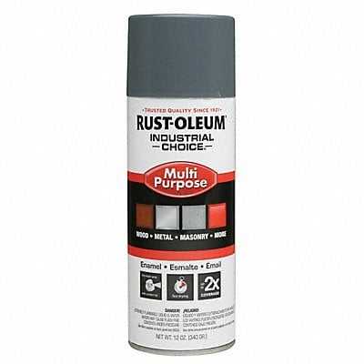 Spray Paint Gloss Universal Gray 12 oz MPN:1686830V