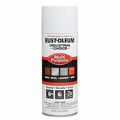 Spray Paint White Flat 12 oz MPN:1690830V