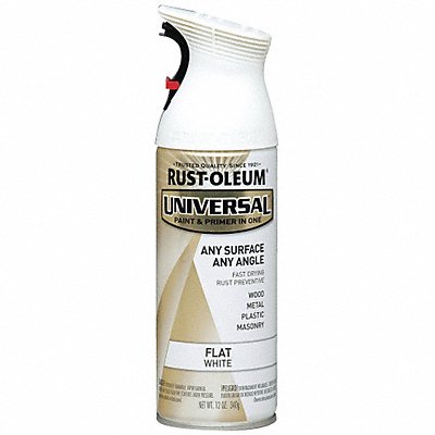 Spray Paint White Flat 12 oz. MPN:247564