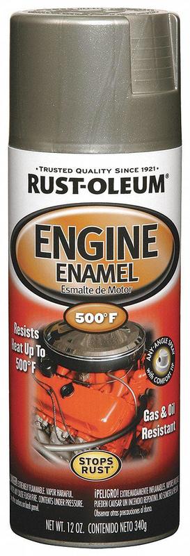 Engine Enamel Aluminum 12 oz Spray MPN:248949