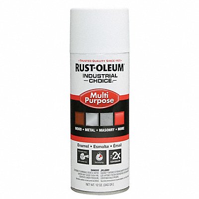 Spray Paint White Semi-Gloss 12 oz MPN:257402V