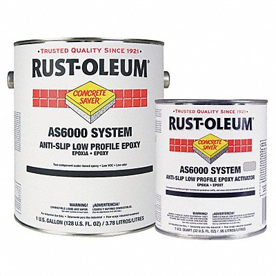 Floor Coating AS6000 SilverGray 1gal Kit MPN:AS6082425