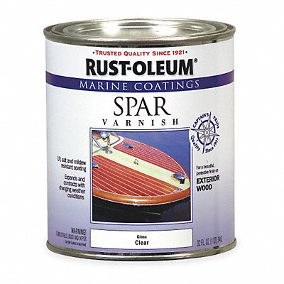 Spar Varnish 1 qt Clear Polyurethane MPN:207008