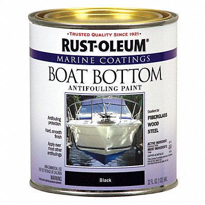 Boat Antifouling Paint 1 qt Black Epoxy MPN:207012