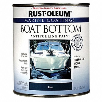 Boat Antifouling Paint 1 qt Blue Epoxy MPN:207013