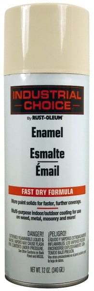 Enamel Spray Paint: Antique White, Gloss, 16 oz MPN:1696830