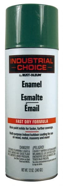 Enamel Spray Paint: Machinery Green, Gloss, 16 oz MPN:202211