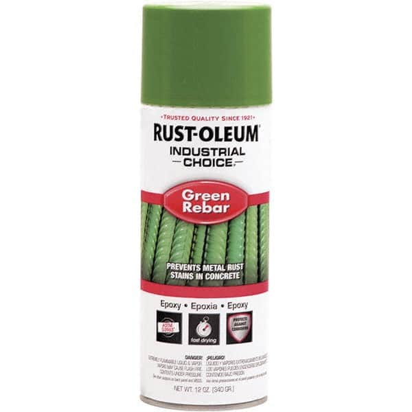 Epoxy Spray Paint: Green Rebar, Gloss, 12 oz MPN:261937