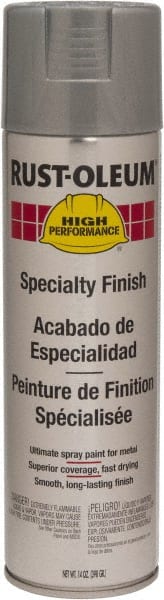 Enamel Spray Paint: Silver Aluminum, Gloss, 14 oz MPN:V2115838