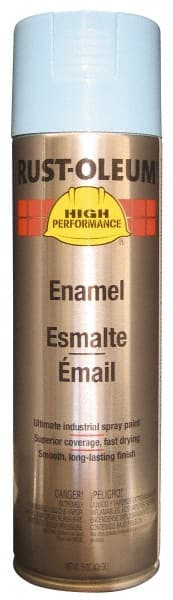 Enamel Spray Paint: Light Blue, Gloss, 15 oz MPN:V2123838