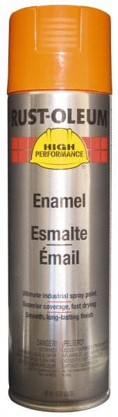 Enamel Spray Paint: Safety Orange, Gloss, 15 oz MPN:V2155838