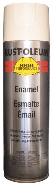 Rustproof Enamel Spray Paint: Almond, Gloss, 20 oz MPN:V2170838