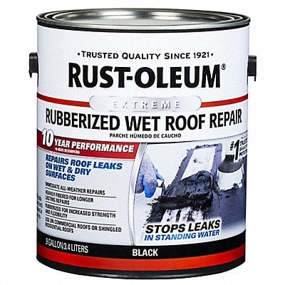 Wet Roof Repair Asphalt Black 0.9 gal MPN:351237