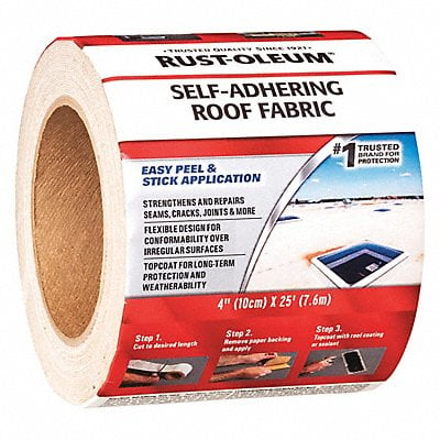 Roof Repair Tape 4 x 25 ft White MPN:345651