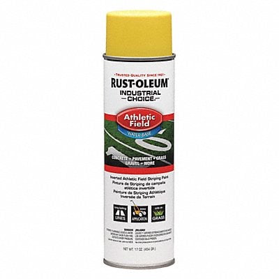 H7169 Athletic Field StripingPaint 20oz Yellow MPN:206045