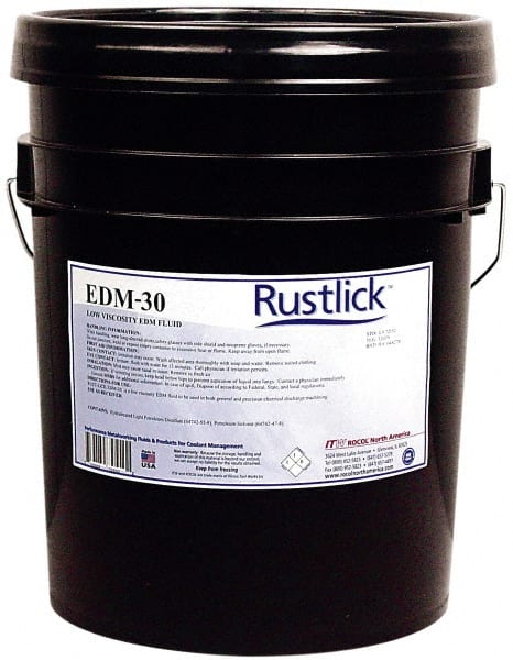 RUSTLICK EDM-30 DIELECTRIC FLUID 5 GAL PAIL MPN:72052