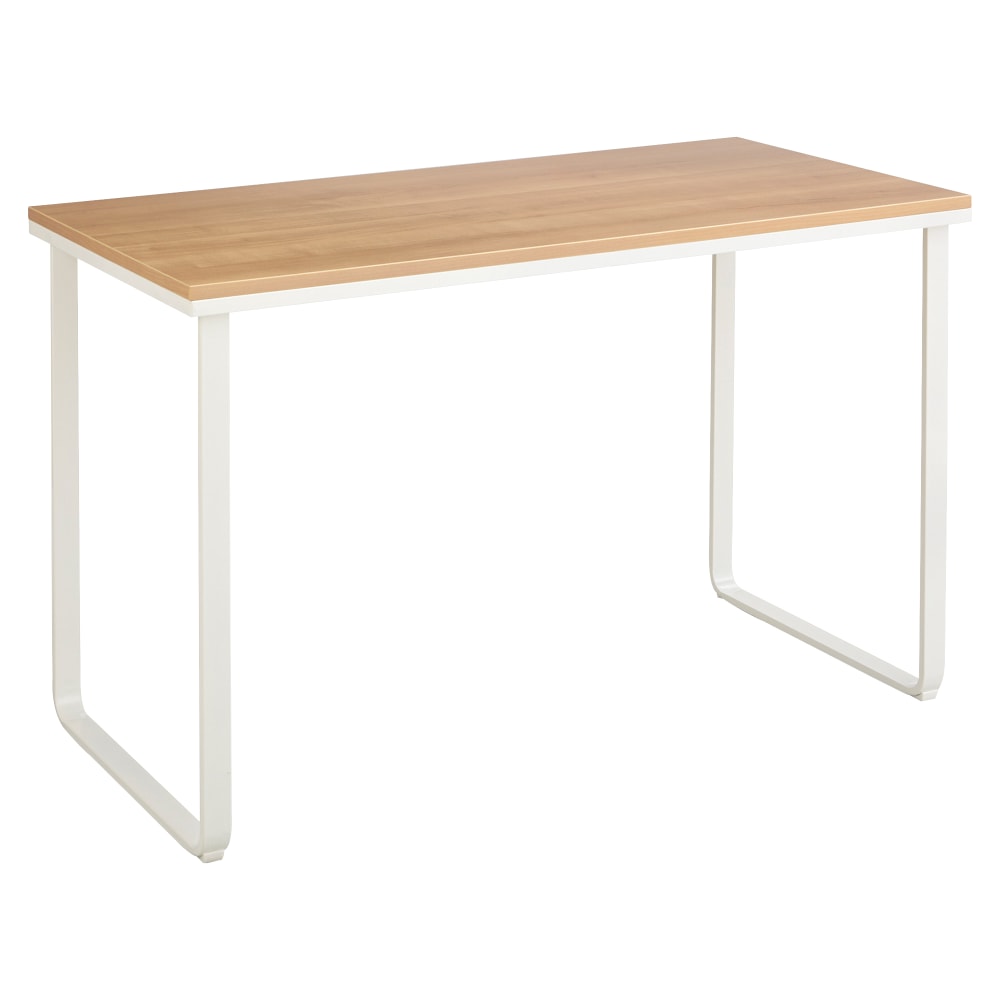 Safco - Table - rectangular - beech - white base MPN:1943BHWH