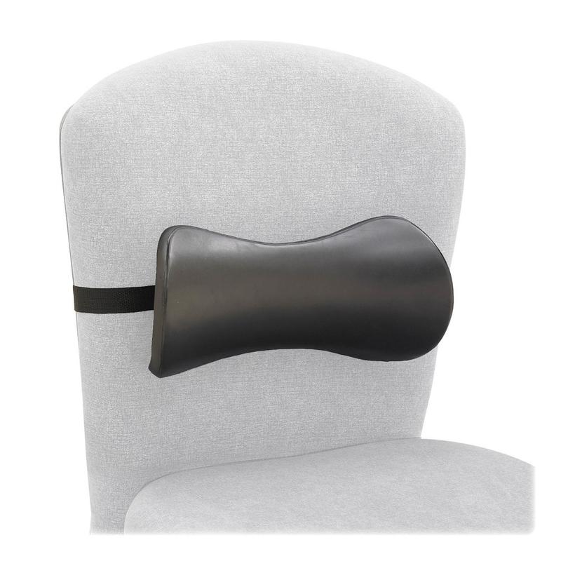 Safco Memory Foam Lumbar Backrest, 11inH x 14 1/2inW x 4inD, Gray (Min Order Qty 2) MPN:7154BL