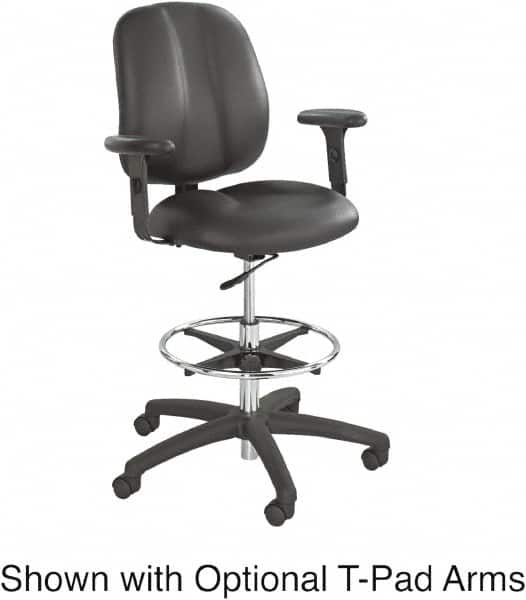 Task Chair:  Vinyl,  Adjustable Height,  22 to  32