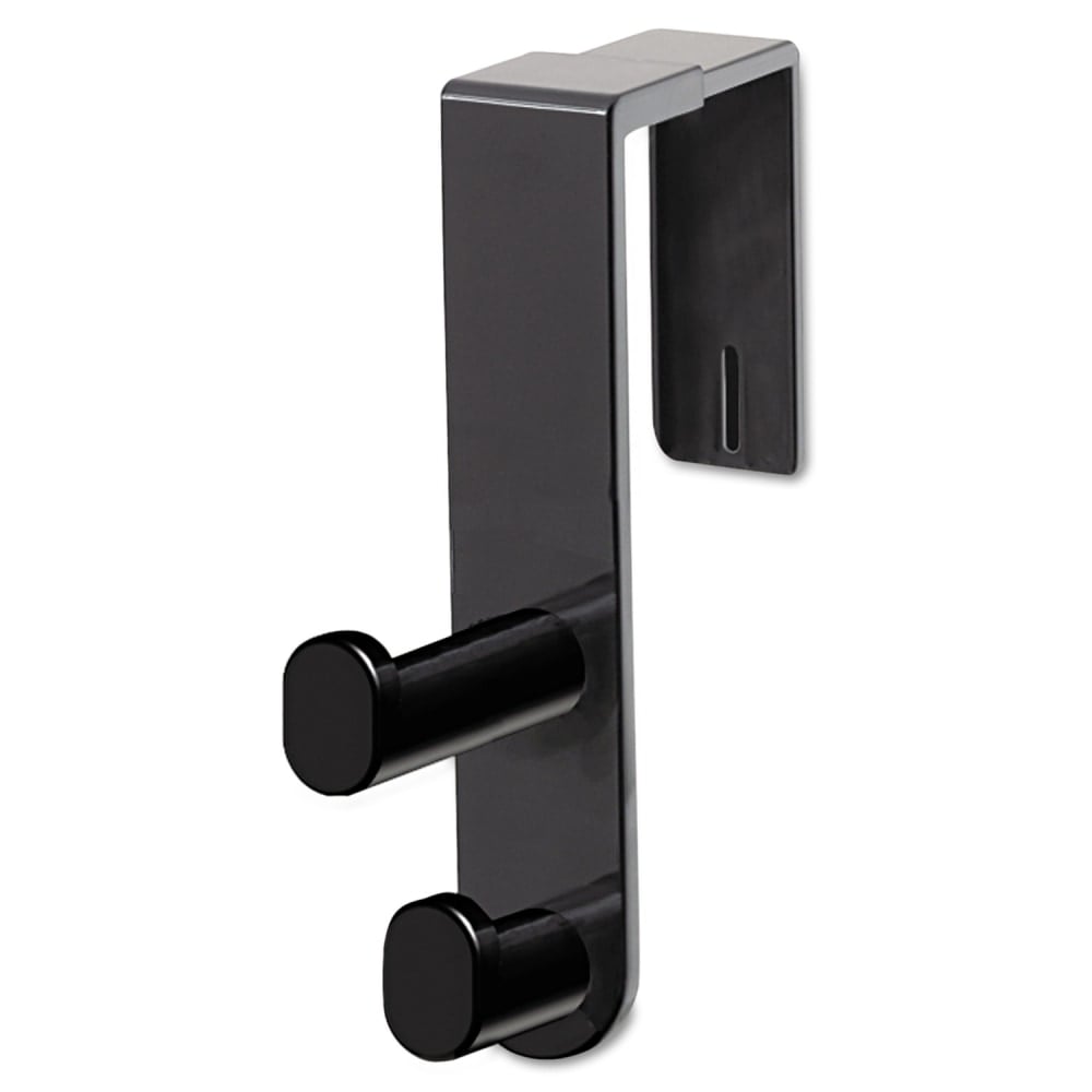 Safco Coat Hook, 7 3/4inH x 1 3/4inW x 6 1/2inD, Black (Min Order Qty 3) MPN:4225BL