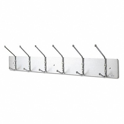 Metal Wall Rack 6 Ball-Tipped Double-Ho MPN:4162