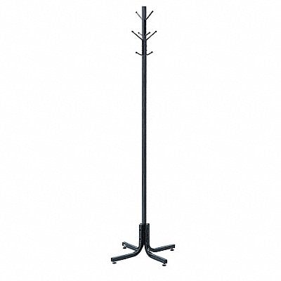 Coat Rack Steel Black 70 MPN:4163BL