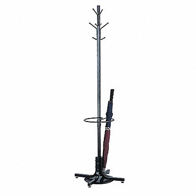 Coat Rack w/Umbrella Stand Black MPN:4168BL