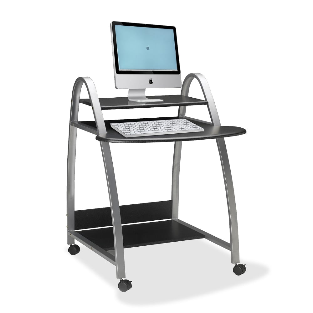 Mayline Arch 29inW Computer Desk Cart, Anthracite MPN:971ANT