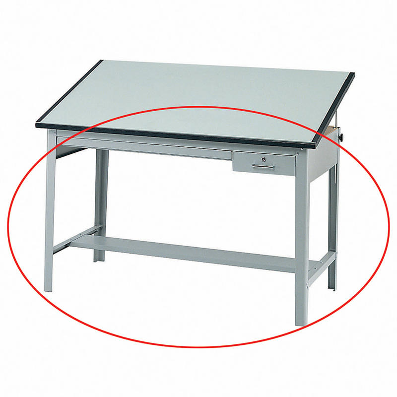 Safco Precision Drafting Table Base, 35-1/2inH x 56-3/8inW x 30-1/2inD, Gray MPN:3962GR