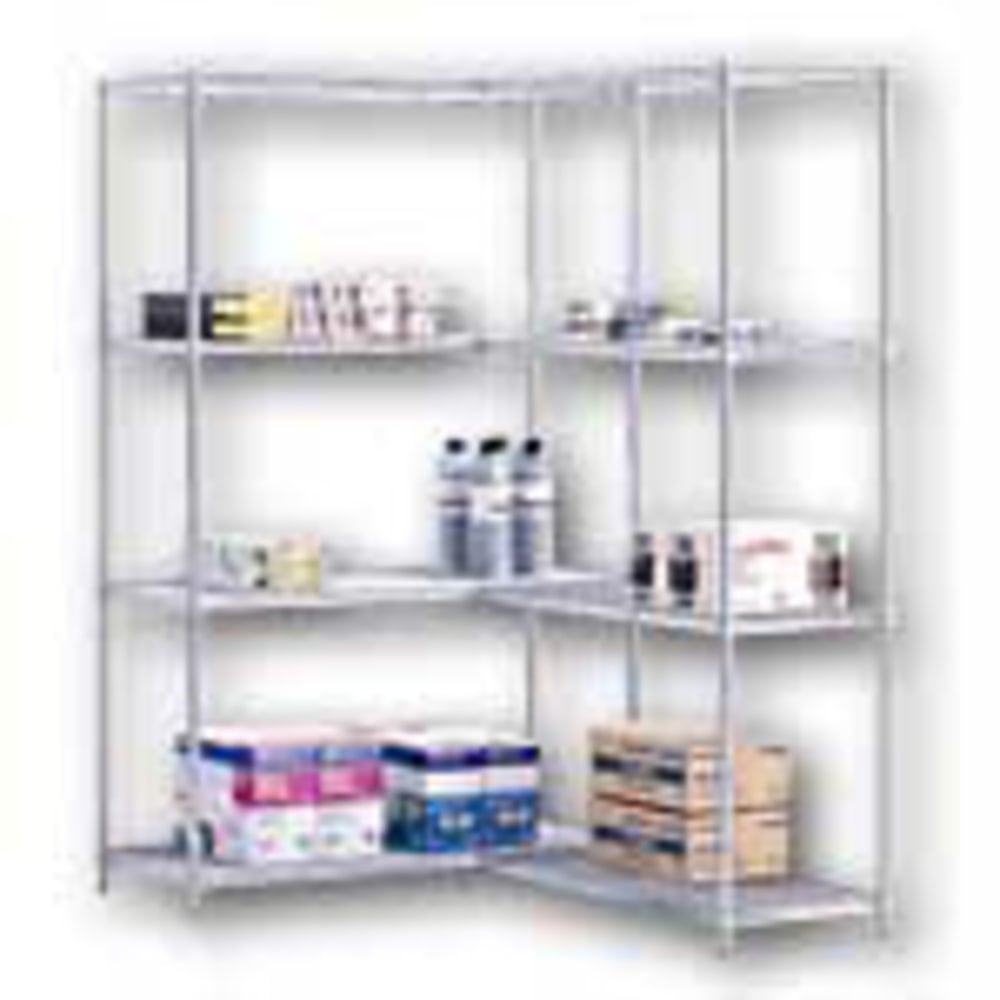 Safco Industrial Wire Shelving Add-On Unit, 48inW x 18inD, Gray MPN:5292GR