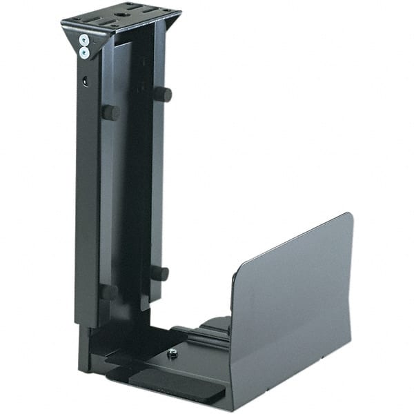 Safco. Ergo-Comfort Fixed-Mount Under Desk CPU Holder, 7w x 9-1/2d x 14h, Black MPN:SAF2176