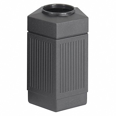 Trash Can 45 gal Black Plastic MPN:9486BL