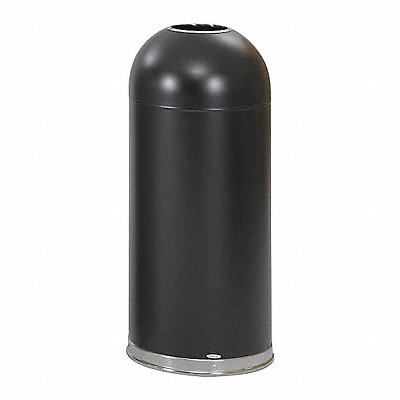 Trash Can Round 15 gal Black MPN:9639BL