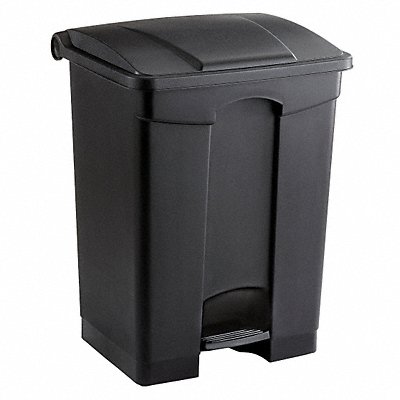 Trash Can Rectangular 17 gal Black MPN:9922BL