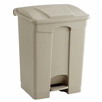 Trash Can Rectangular 17 gal Tan MPN:9922TN